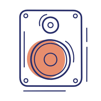 Speaker, Animated Icon, Motif