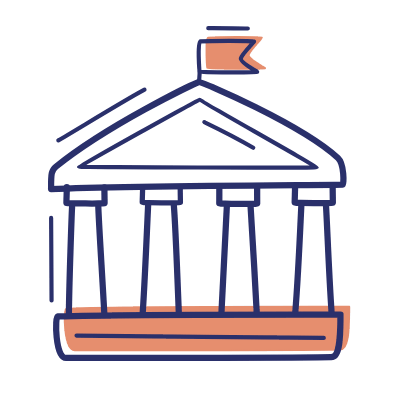 Bank, Animated Icon, Motif