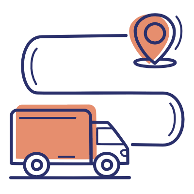 Track Order, Animated Icon, Motif