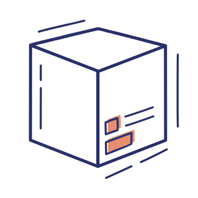 Box Label, Animated Icon, Motif