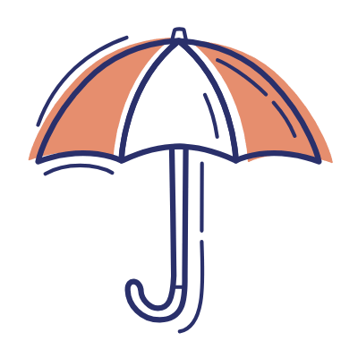 Umbrella, Animated Icon, Motif