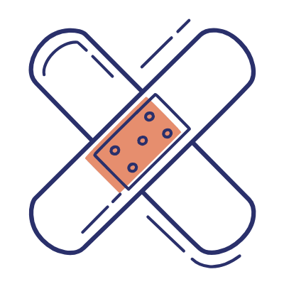 Plasters, Animated Icon, Motif