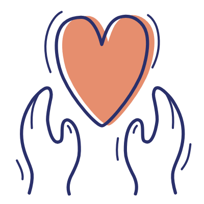 Hands Open Care, Animated Icon, Motif