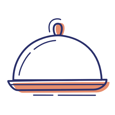 Food Plate, Animated Icon, Motif
