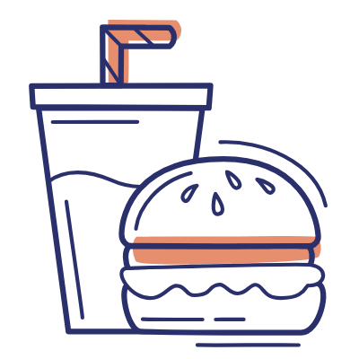 Fastfood, Animated Icon, Motif