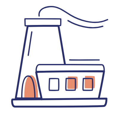 Factory, Animated Icon, Motif