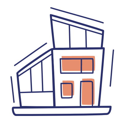 Mansion, Animated Icon, Motif