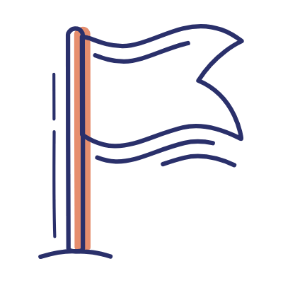Flag, Animated Icon, Motif