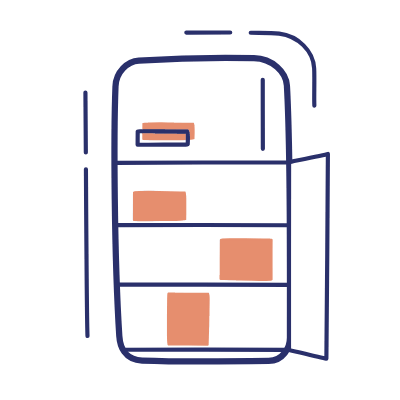 Fridge, Animated Icon, Motif