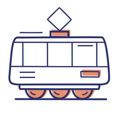 Tram, Animated Icon, Motif