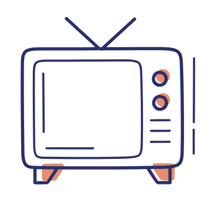 TV, Animated Icon, Motif