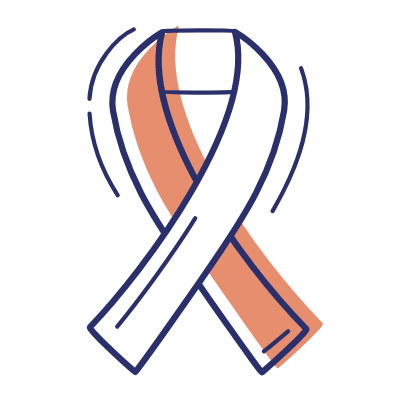Cancer Ribbon, Animated Icon, Motif
