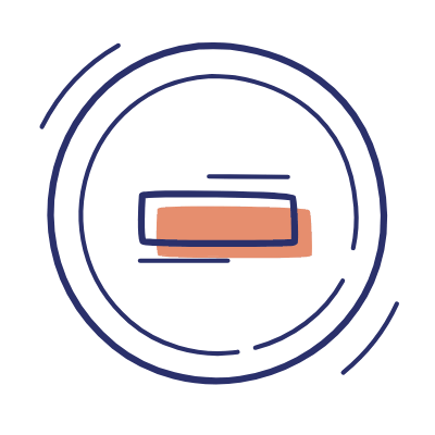 Minus Circle, Animated Icon, Motif