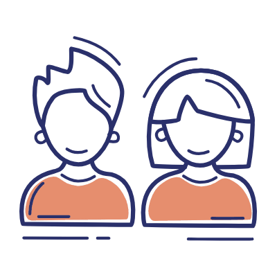 Avatars Boy Girl, Animated Icon, Motif