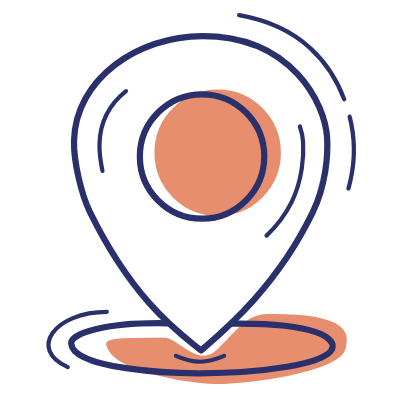 Location Pin, Animated Icon, Motif