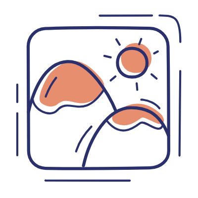 Image Mountain, Animated Icon, Motif