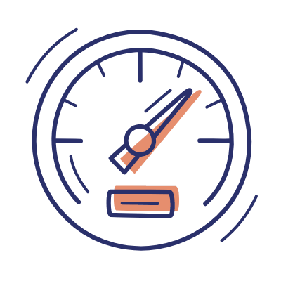 Speedometer, Animated Icon, Motif