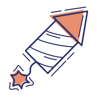 Firework, Animated Icon, Motif