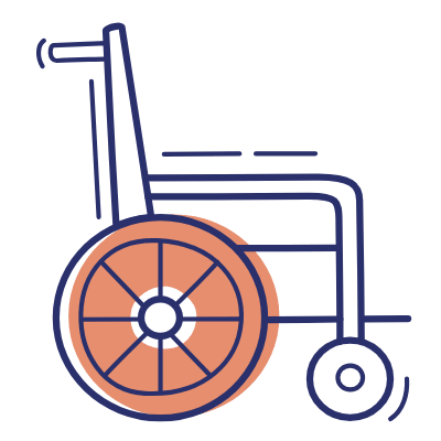 Wheelchair, Animated Icon, Motif