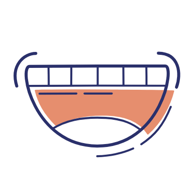 Smiling Mouth, Animated Icon, Motif