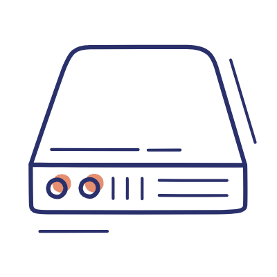 Server, Animated Icon, Motif