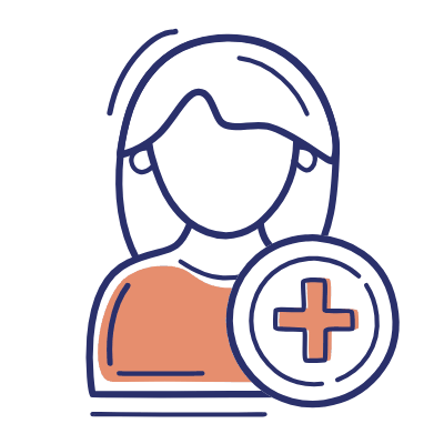 Woman Plus, Animated Icon, Motif