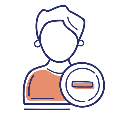 Man Minus, Animated Icon, Motif