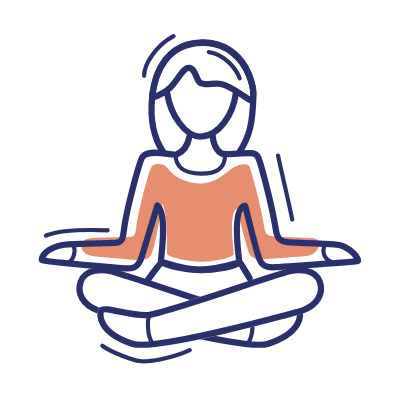 Meditation, Animated Icon, Motif