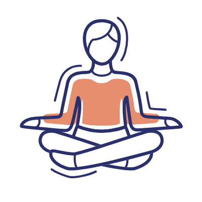 Meditation, Animated Icon, Motif