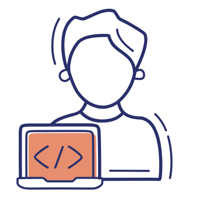 IT Developer, Animated Icon, Motif