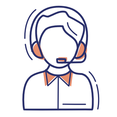 Customer Service, Animated Icon, Motif