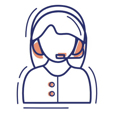 Customer Service, Animated Icon, Motif