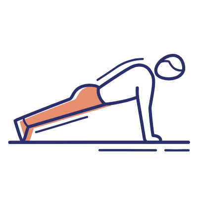 Pushups, Animated Icon, Motif