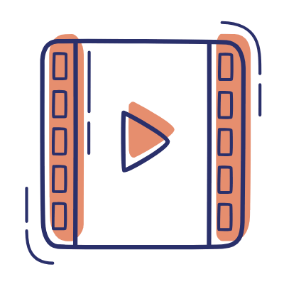 Film Play, Animated Icon, Motif