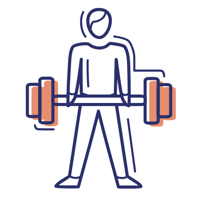 Deadlift, Animated Icon, Motif