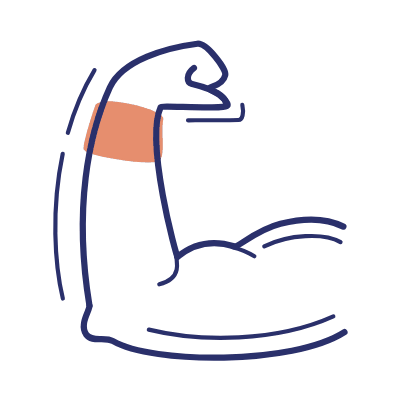 Muscle, Animated Icon, Motif