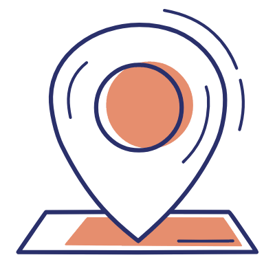 Location Pin, Animated Icon, Motif