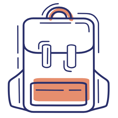 Backpack, Animated Icon, Motif