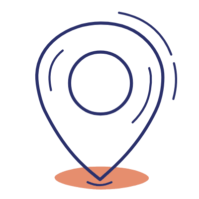 Location Pin, Animated Icon, Motif
