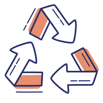 Recycling, Animated Icon, Motif