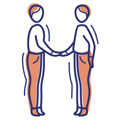 People Handshake, Animated Icon, Motif