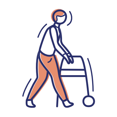 Person Walker, Animated Icon, Motif