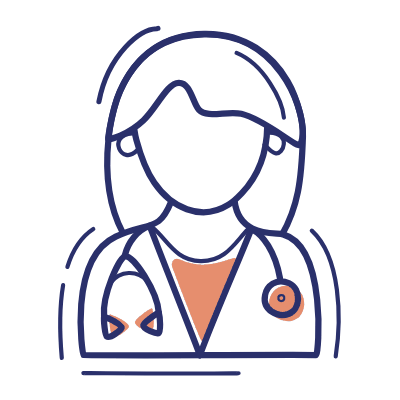 Woman Doctor, Animated Icon, Motif