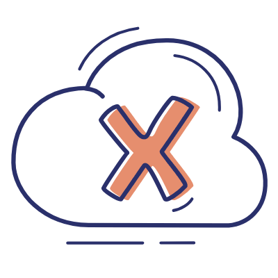 Cloud Error, Animated Icon, Motif