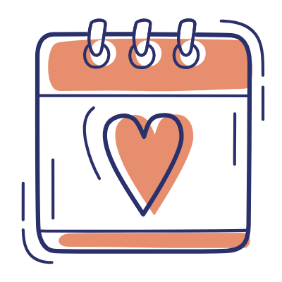 Calendar Date, Animated Icon, Motif