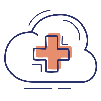 Cloud Plus, Animated Icon, Motif