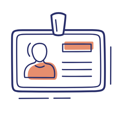 ID Badge, Animated Icon, Motif