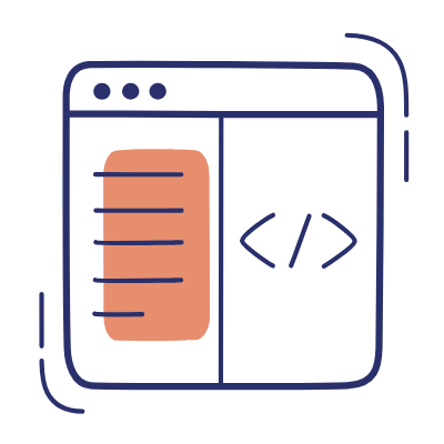 Browser Code, Animated Icon, Motif