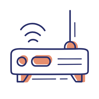 Wifi Router, Animated Icon, Motif