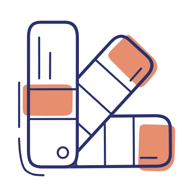 Color Swatch, Animated Icon, Motif